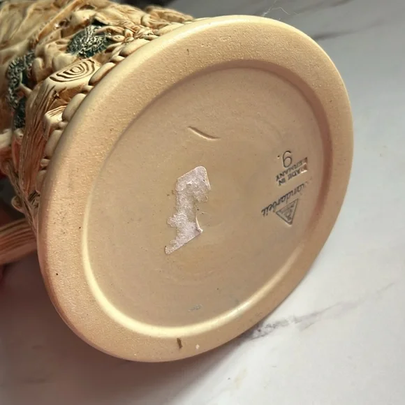 Vintage hand painted collectible German stein Lovers wedding beer stein - Picture 8 of 8